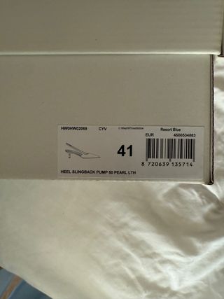 Tacones Calvin Klein Azul Talla 41