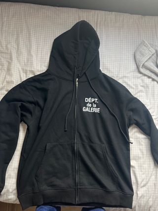 Sudadera Gallery Dept Negra Cremallera