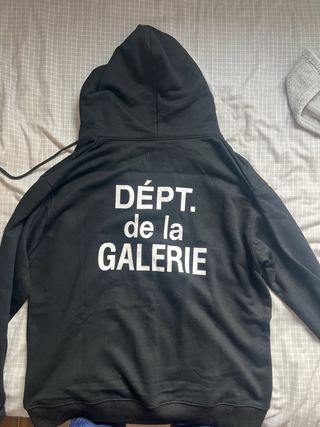 Sudadera Gallery Dept Negra Cremallera