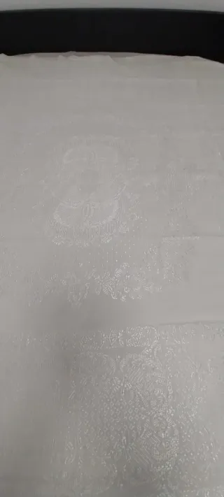 Copriletto matrimoniale antico bianco