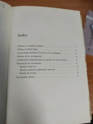 Cuando enseñar a leer batería predictiva