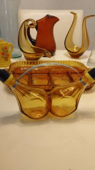 Lote de cristal y vidrio, con regalo!