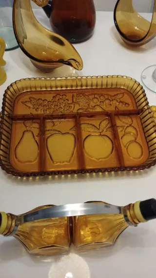 Lote de cristal y vidrio, con regalo!