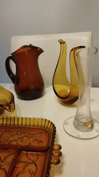 Lote de cristal y vidrio, con regalo!