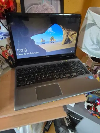 Portátil Sony VAIO Gris/Plata