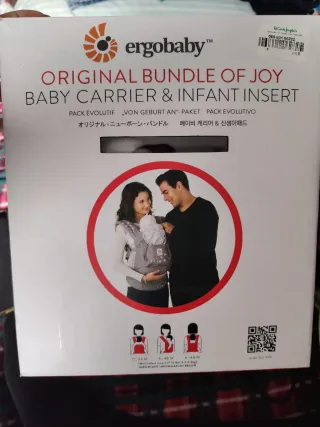 Mochila Ergobaby Original Estrellas Gris