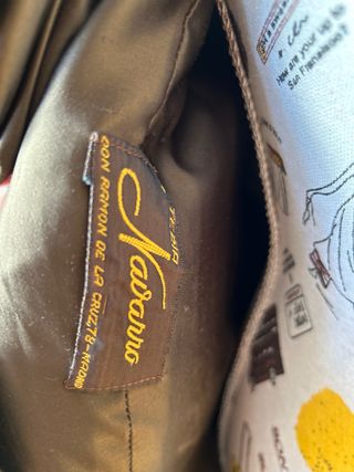 Abrigo largo de pelo marrón