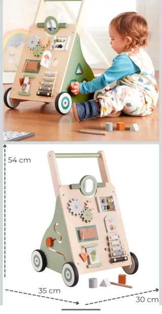 Caminador infantil de madera