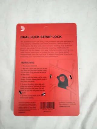 Sistema di sicurezza D'Addario Dual-Lock Strap Lock per chitarre