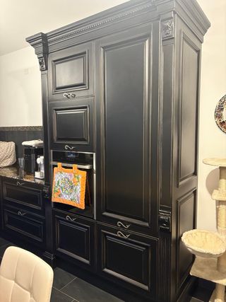 Cucina in legno e resina