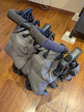 Silla gemelar con capazo blando