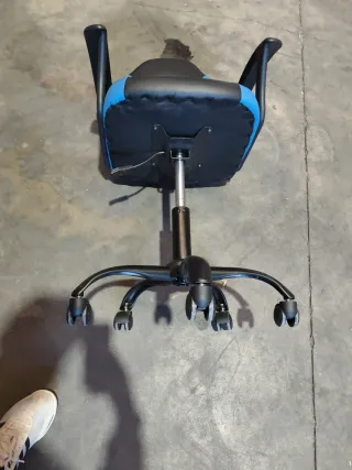 Silla Gamer Infantil Azul y Negra