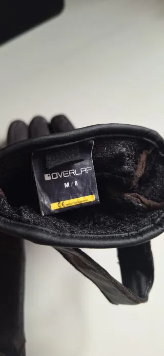 Guantes de piel Moto Mujer.  M/8