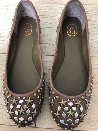 Bailarinas Ash Tachuelas Marrón Talla 36