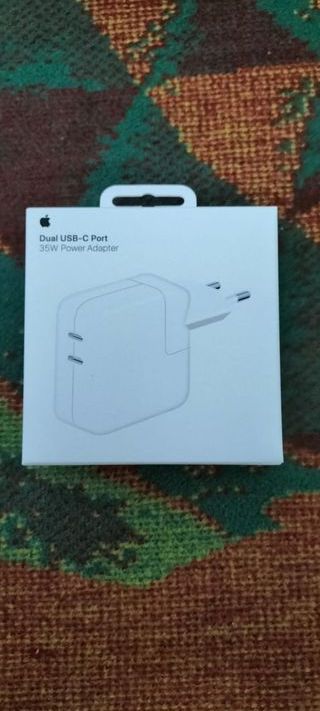 Cargador Apple Dual USB-C 35W carga rapida