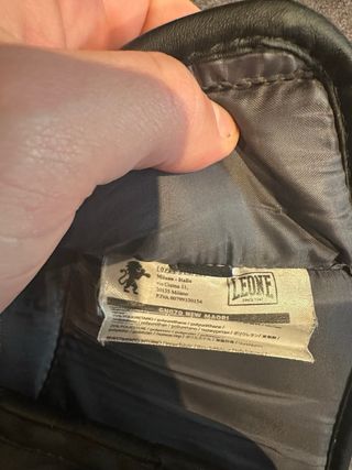 Guantes Boxeo Leone 16oz Negros