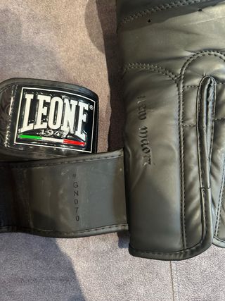 Guantes Boxeo Leone 16oz Negros