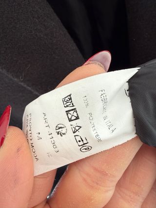 Cappotto nero elegante