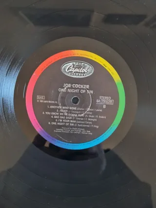 Joe Cocker - One Night of Sin LP