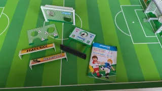 Futbolín Playmobil 4700 + 4701