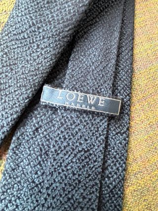 Corbata Loewe Azul. Seda 100%
