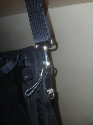 Portadocumentos Tumi Piel y Lona Negro/Marrón