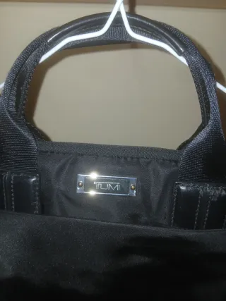 Portadocumentos Tumi Piel y Lona Negro/Marrón