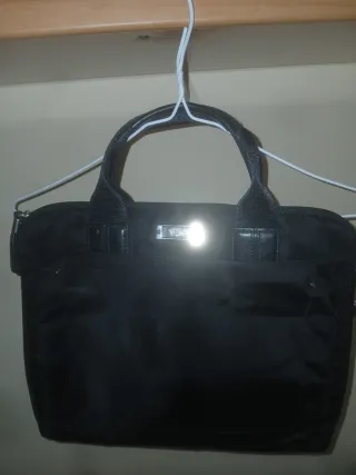 Portadocumentos Tumi Piel y Lona Negro/Marrón