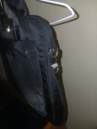 Portadocumentos Tumi Piel y Lona Negro/Marrón