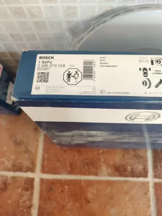 2 Discos Freno Delanteros VW Passat 2008