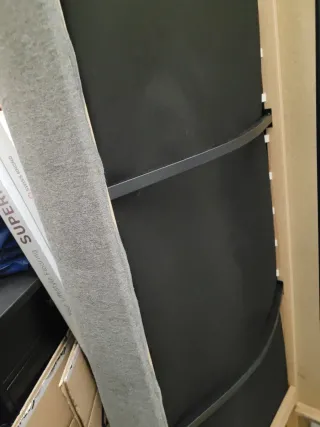 Divano letto IKEA grigio tessuto