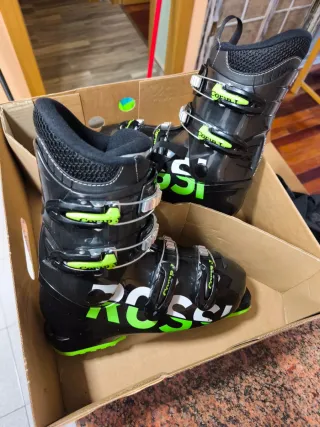 Botas de esquí infantiles negras