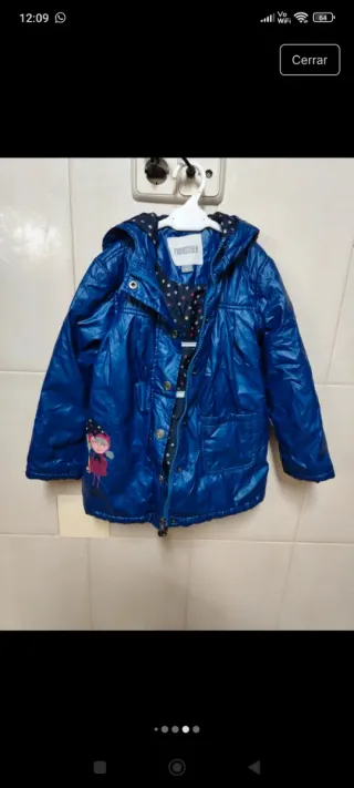 Chaqueta azul niña