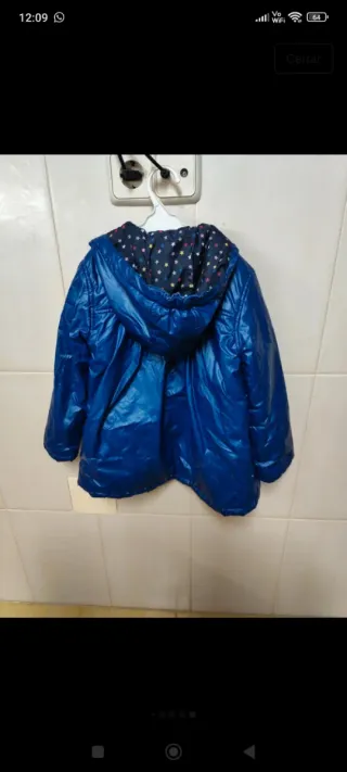 Chaqueta azul niña