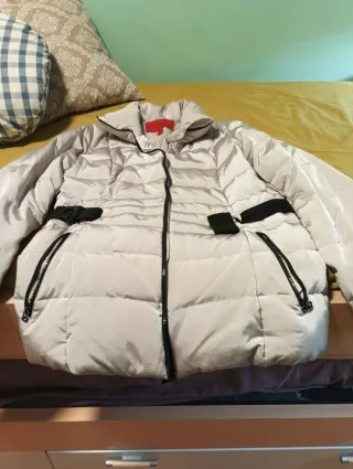 Chaqueta Mango Beige Juvenil