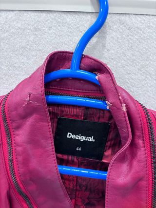 Cazadora Desigual Mujer Morado/Rojo T.44