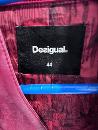 Cazadora Desigual Mujer Morado/Rojo T.44