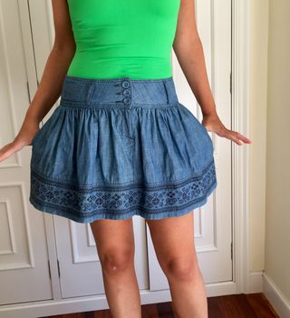 Falda vaquera Zara M