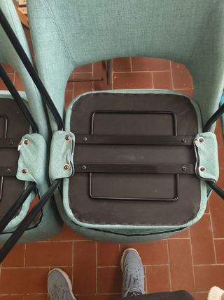 Set 4 Sedie Design Verdi Robuste Comode