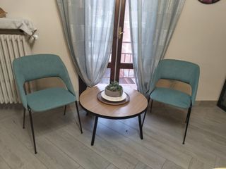 Set 4 Sedie Design Verdi Robuste Comode