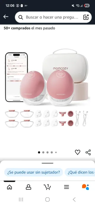 Sacaleches Nuevo Doble Momcozy M9