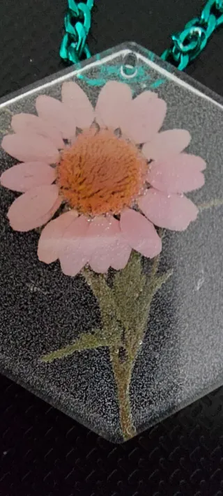 Ciondoli orecchini resina