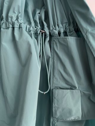 Parka Colmar larga impermeable turquesa