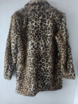 Abrigo leopardo Sherpa Talla M