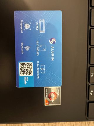 Ordenador portátil Alurin Negro/Gris