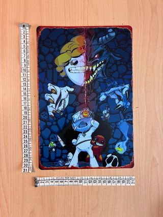 The Binding of Isaac Rebirth poster alluminio V3