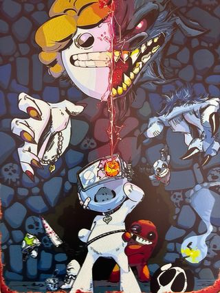 The Binding of Isaac Rebirth poster alluminio V3