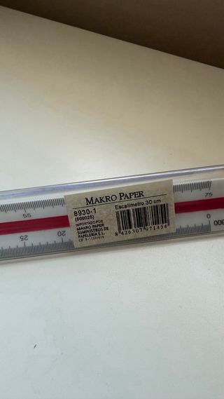 Escalímetro Makro Paper 30 cm