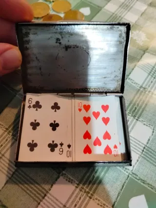 Rarissimo Set Carte da Gioco Miniatura