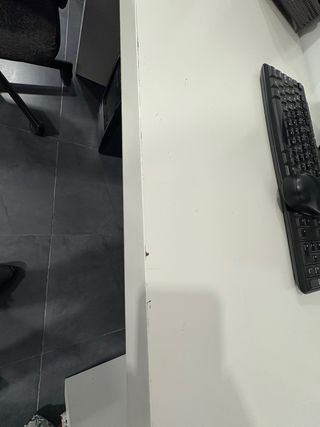 Escritorio extraíble blanco